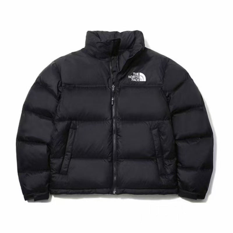 Quilted Down-Filled Puffer Jacket in Solid Colors
