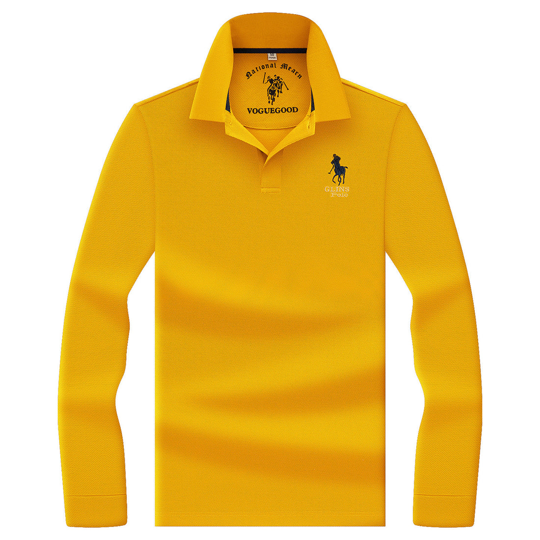 Loose-Fit Pure Cotton Half-Sleeve Polo Shirt in Solid Colors