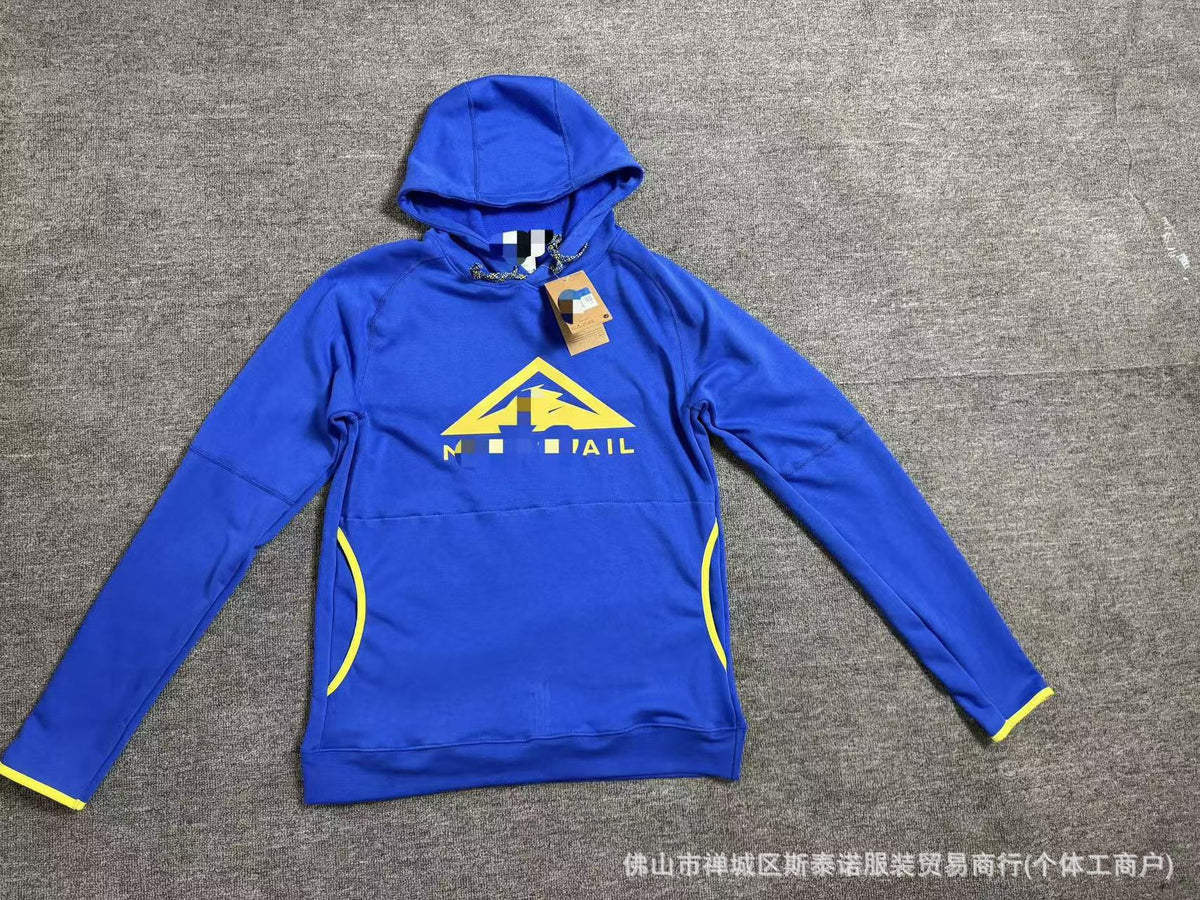 Loose-Fit Hooded Sweatshirt for Running and Outdoor Activities
