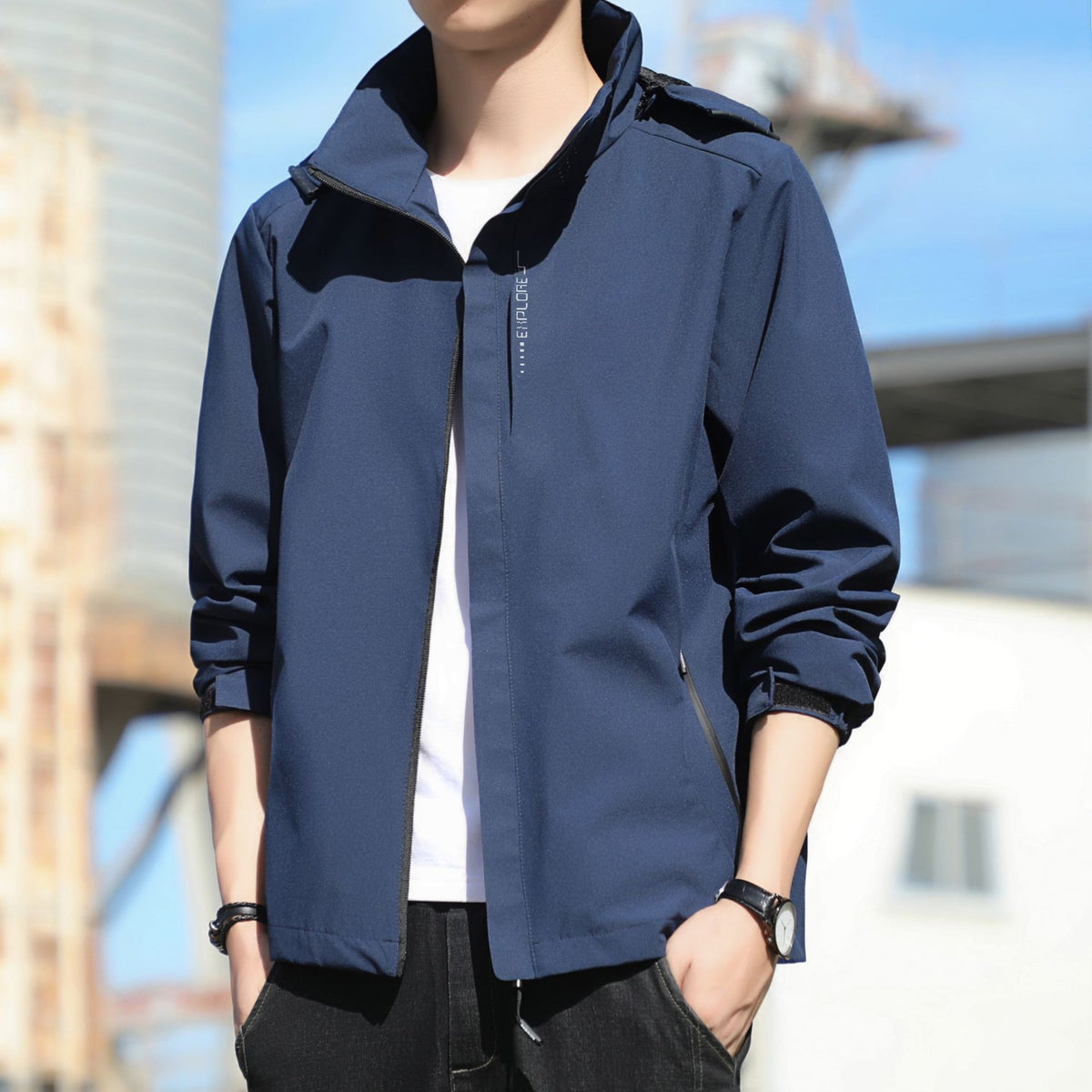 3-in-1 Detachable Windproof Insulated Hiking Jacket