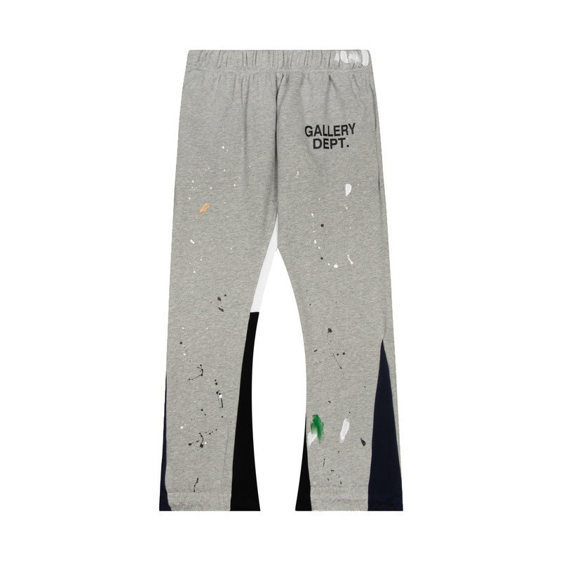 Gallery Dept. Paint Splatter Patchwork Drawstring Tapered Pants