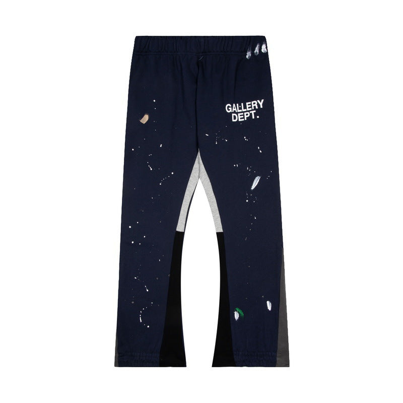 Gallery Dept. Paint Splatter Patchwork Drawstring Tapered Pants