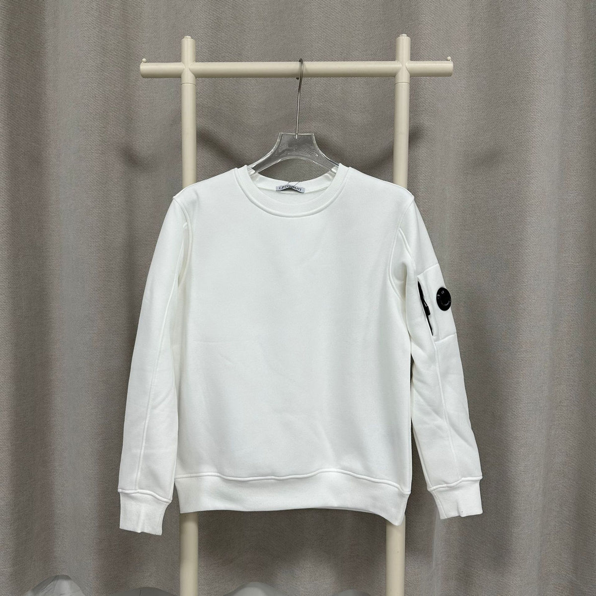 Fleece-Lined Hooded Cardigan Sweater in Black White or Gray