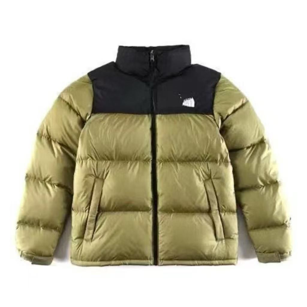 Quilted Down-Filled Puffer Jacket in Solid Colors