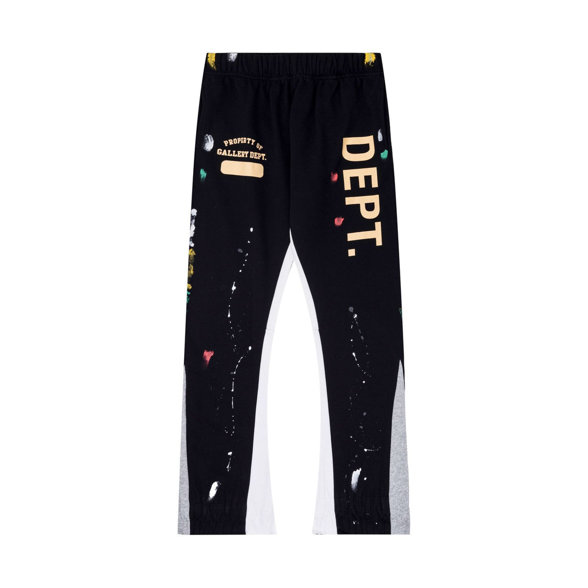 Gallery Dept. Paint Splatter Patchwork Drawstring Tapered Pants