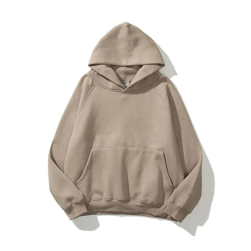 Relaxed-fit unisex hoodie with 3D letter print
