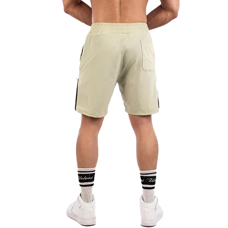 Sweat-Absorbent Breathable Zip Five-Inch Shorts