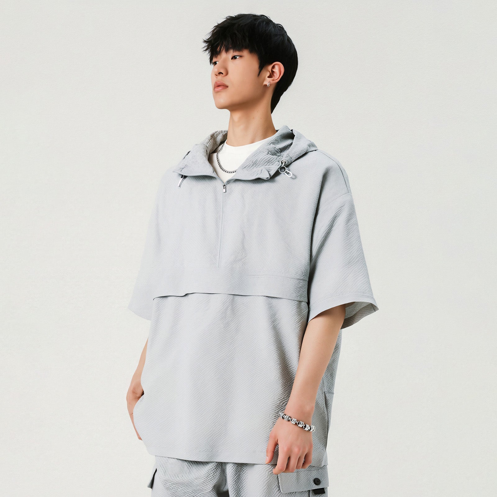 Hooded Anti-Mosquito Polo 2-Piece Set