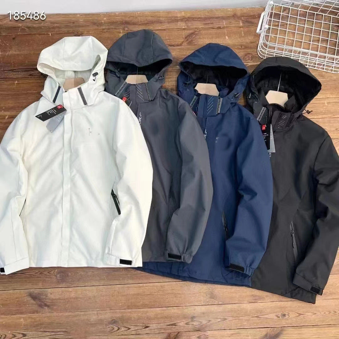 3-in-1 Detachable Windproof Insulated Hiking Jacket