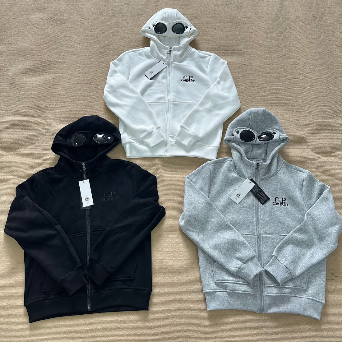 Fleece Hooded Sweatshirt Unisex Lens Badge EU Size