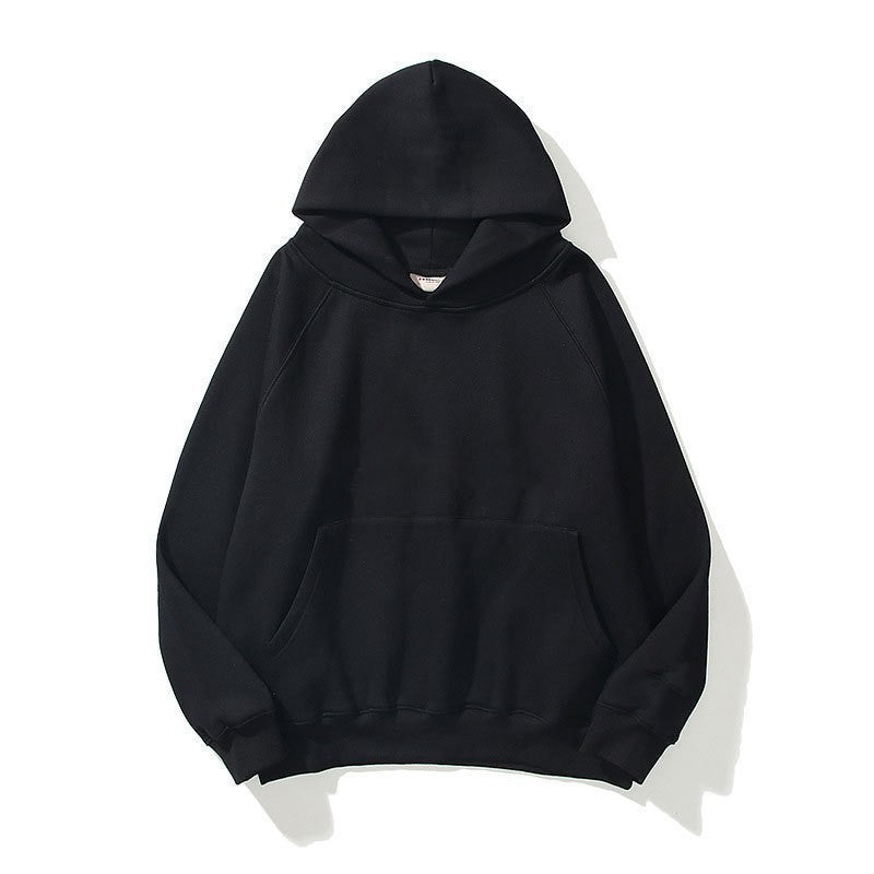 Relaxed-fit unisex hoodie with 3D letter print