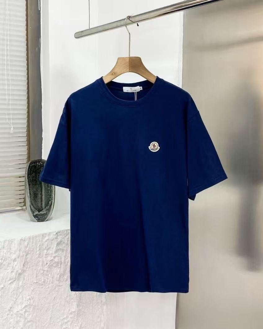 100% Cotton Relaxed-Fit Crewneck T-Shirt in Solid White, Red, Blue, or Yellow