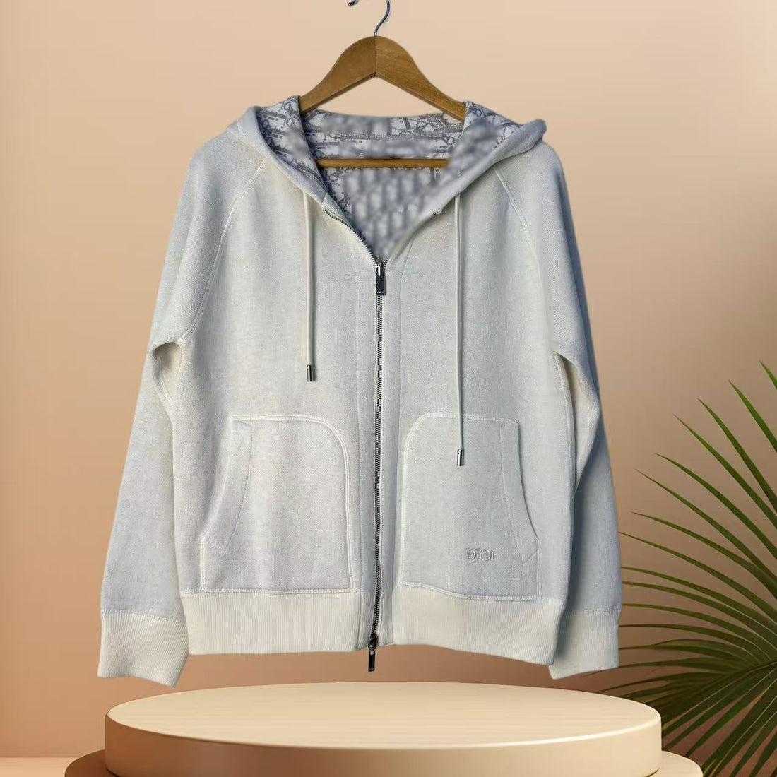 New Trendy Brand Spring/autumn CD Men's Jacket With Letter Print Fashionable Hoo