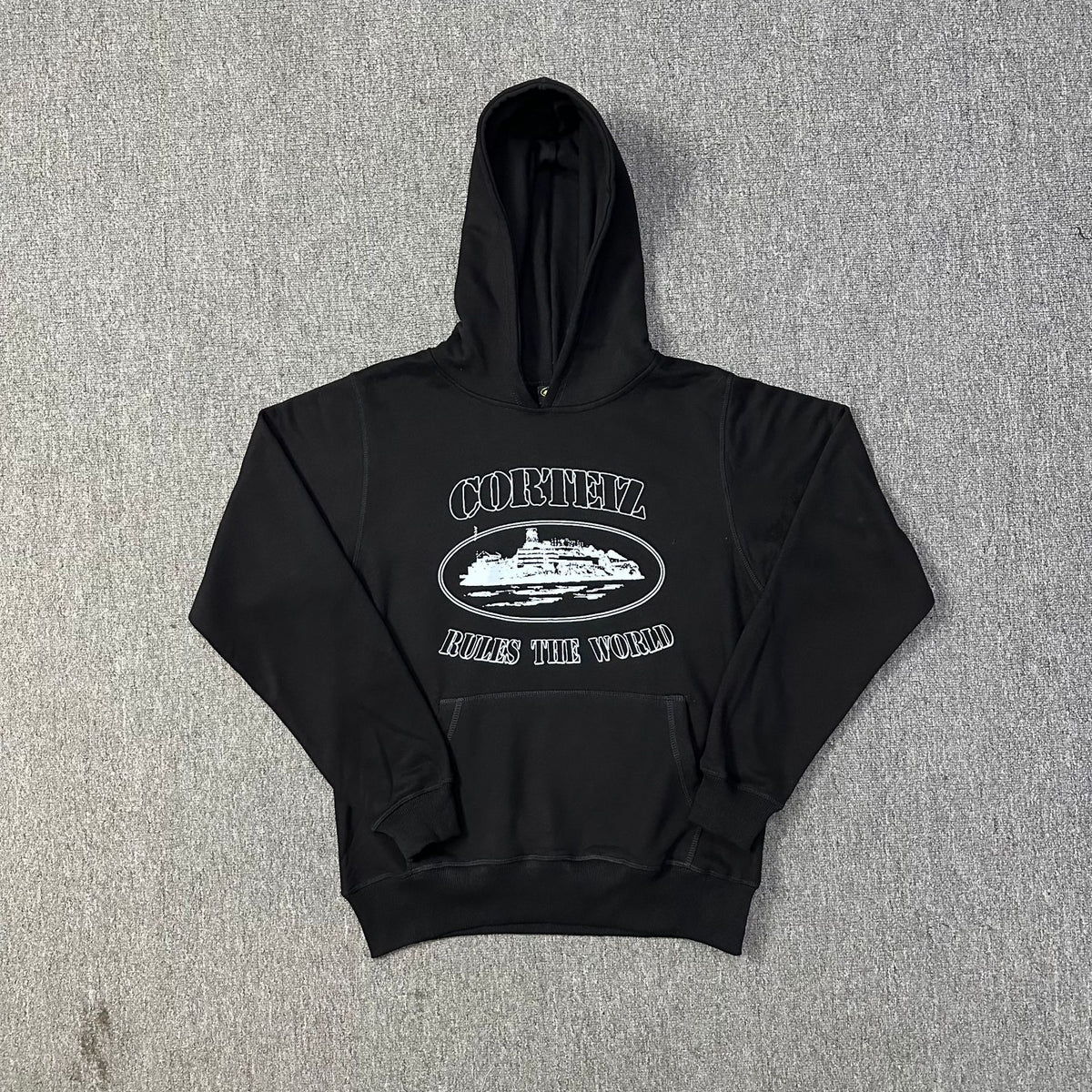 Oval Boat Graphic Cotton-Blend Relaxed Fit Hoodie