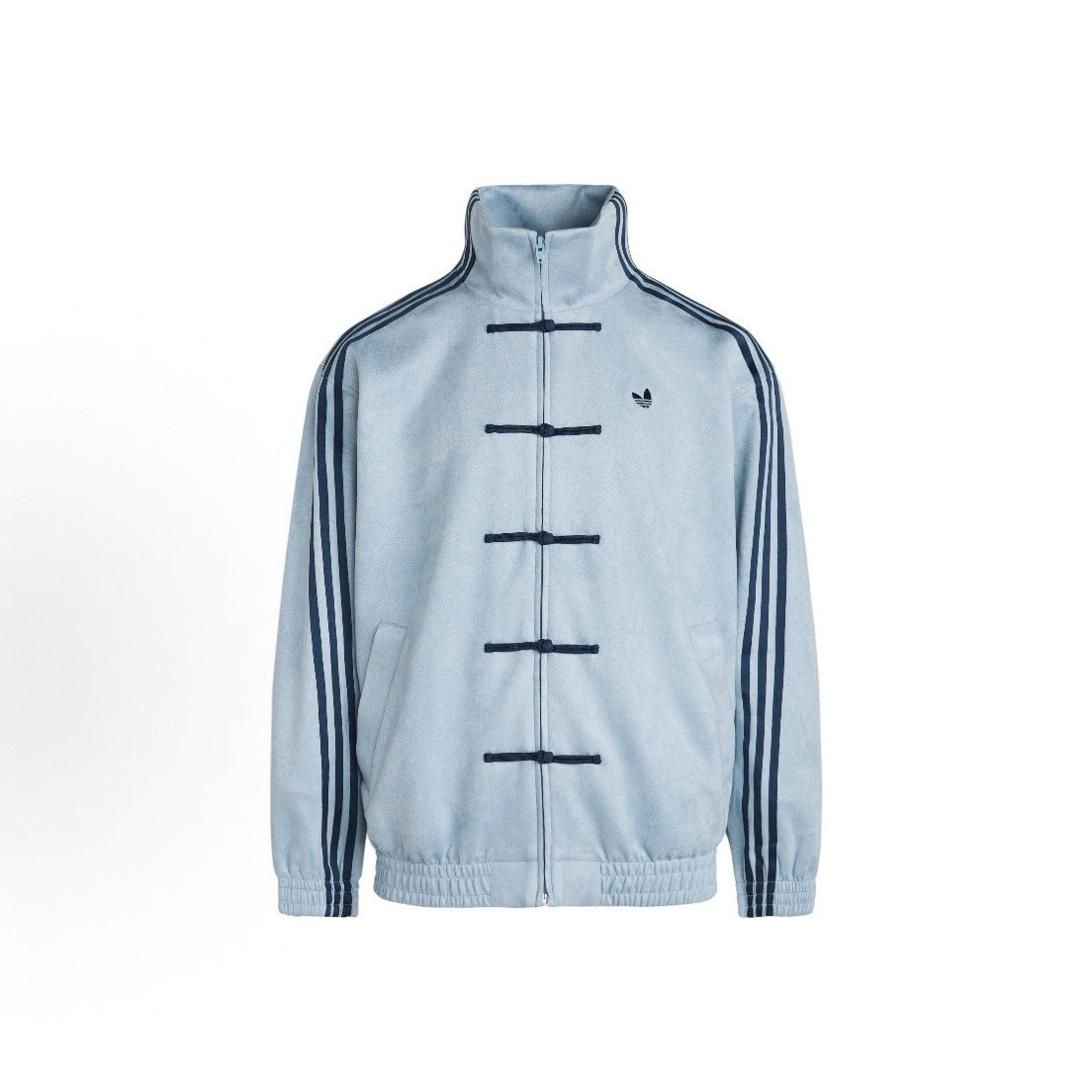 Ad Originals men's Chinese-inspired track jacket with stand collar and frog closures
