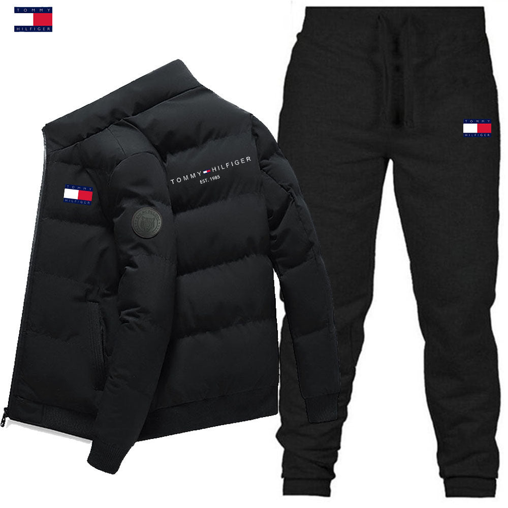 Lightweight quilted stand-collar padded jacket