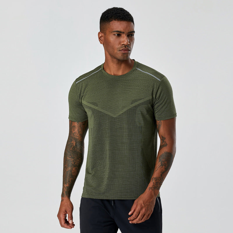 Summer Quick-Dry Reflective Sport T-Shirt for Active Lifestyles