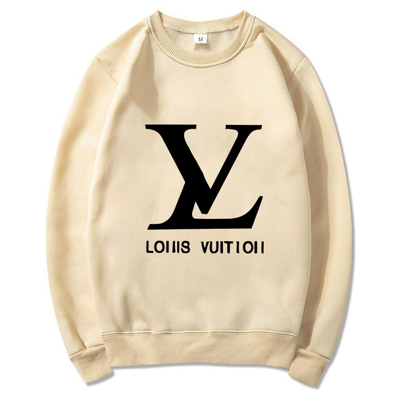Black cotton-blend relaxed-fit crew neck sweatshirt