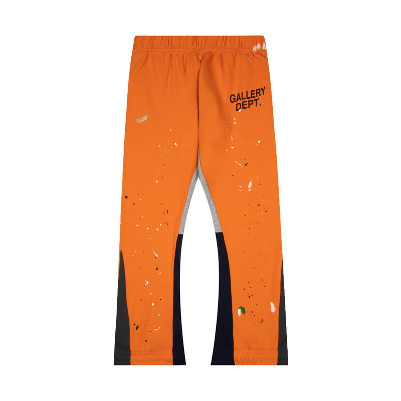 Gallery Dept. Paint Splatter Patchwork Drawstring Tapered Pants