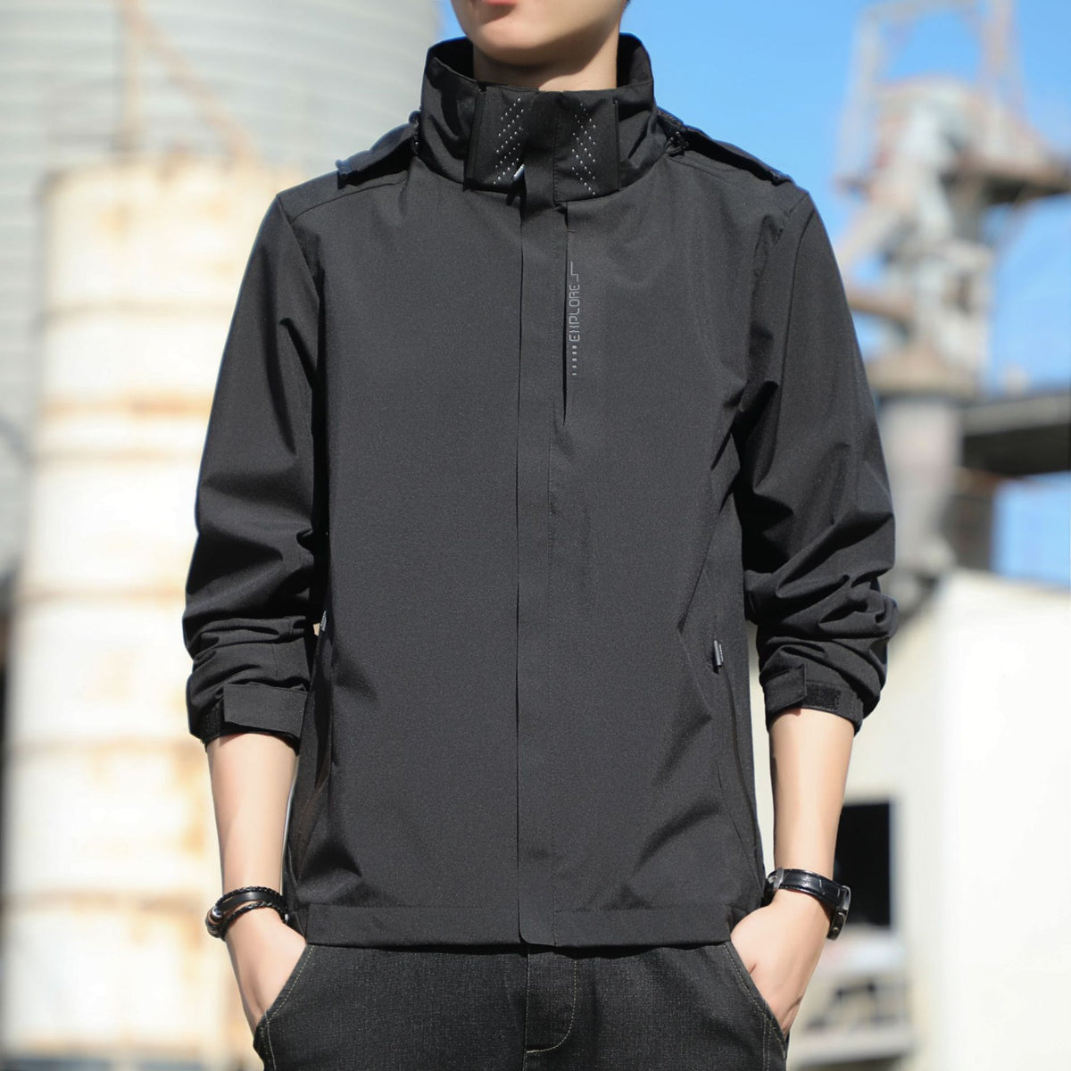 3-in-1 Detachable Windproof Insulated Hiking Jacket