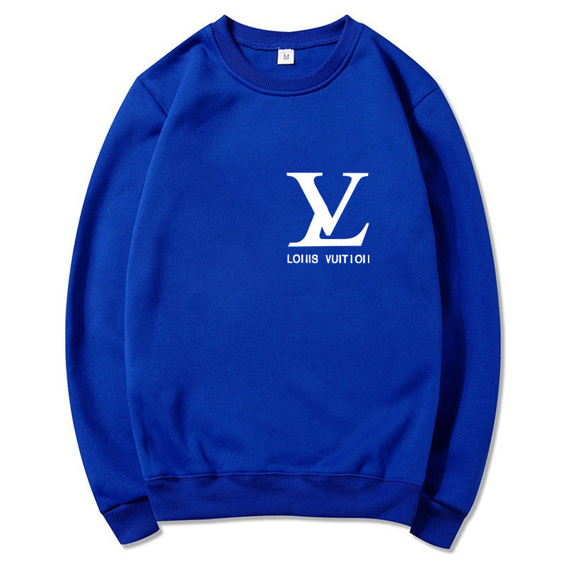 Black cotton-blend relaxed-fit crew neck sweatshirt