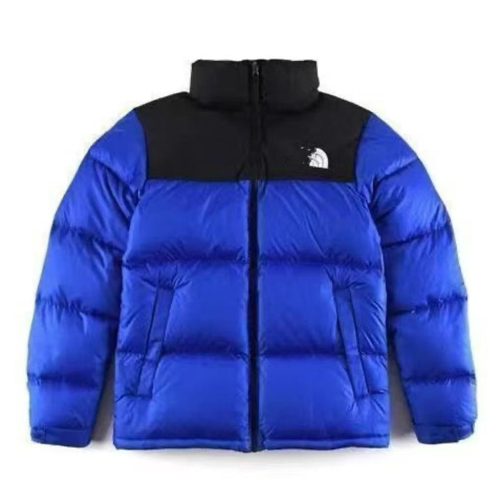 Quilted Down-Filled Puffer Jacket in Solid Colors