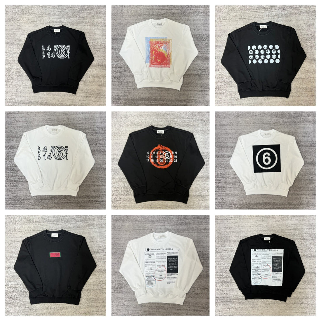 Unisex Round Neck Printed Sweater Sportswear