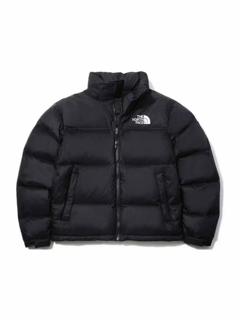Quilted Down-Filled Puffer Jacket in Solid Colors