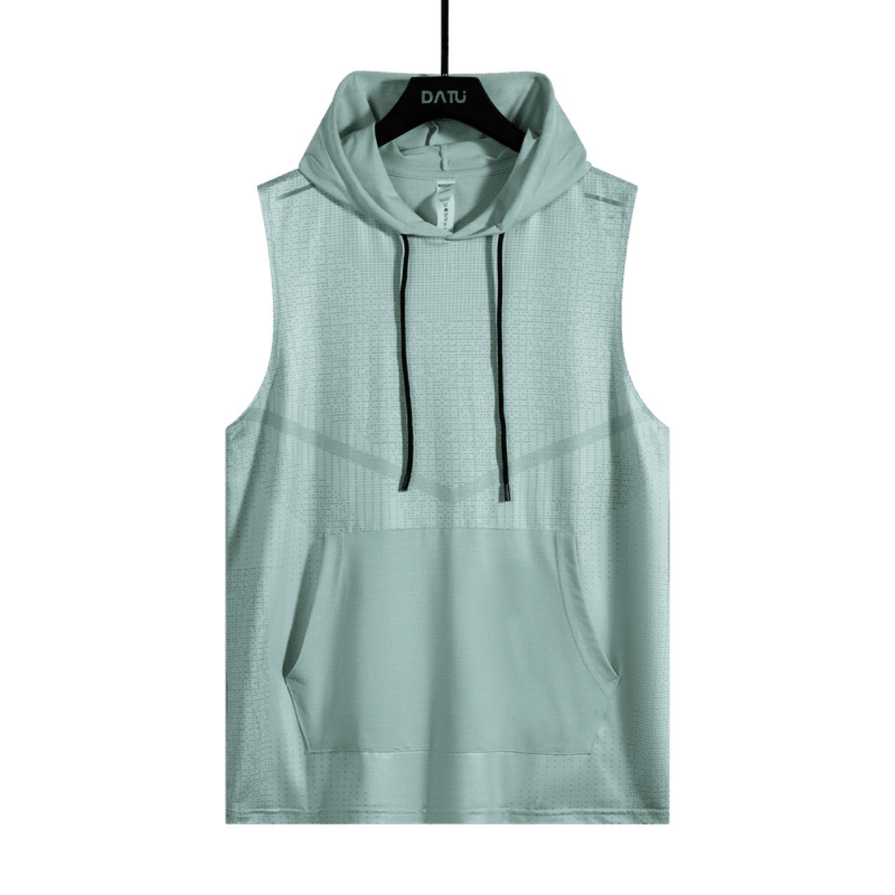 New Hooded Solid Color Sweat-Absorbent Sweatshirt Vest