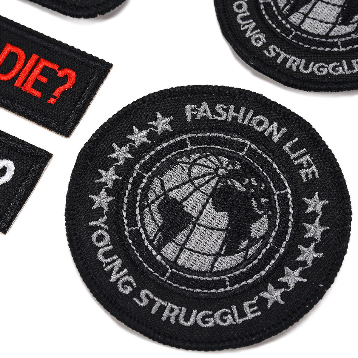 Black Arctic Program Puffer Jacket with Sleeve Patch