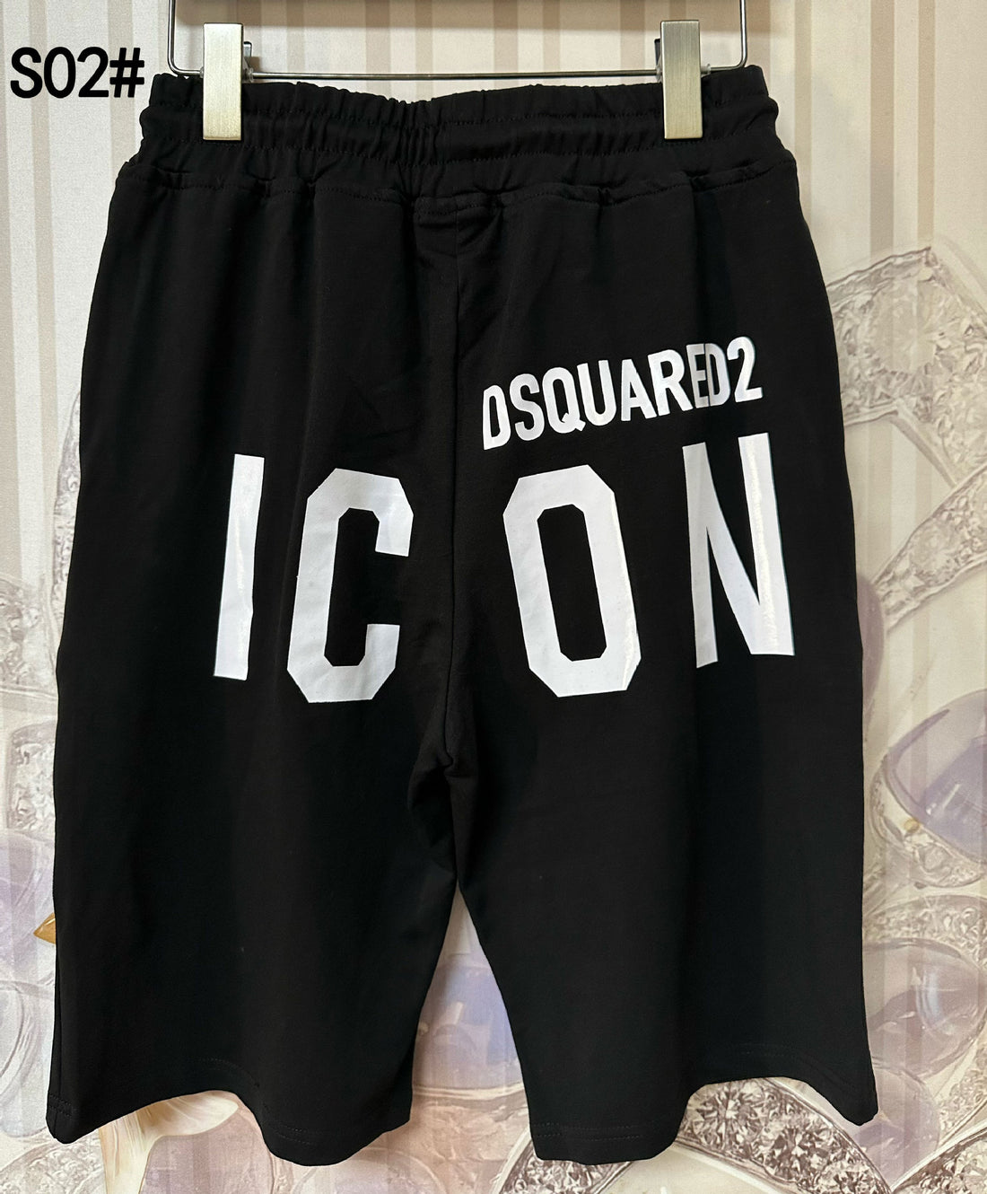Black and White Cotton Harem Pants with Ankle Ties