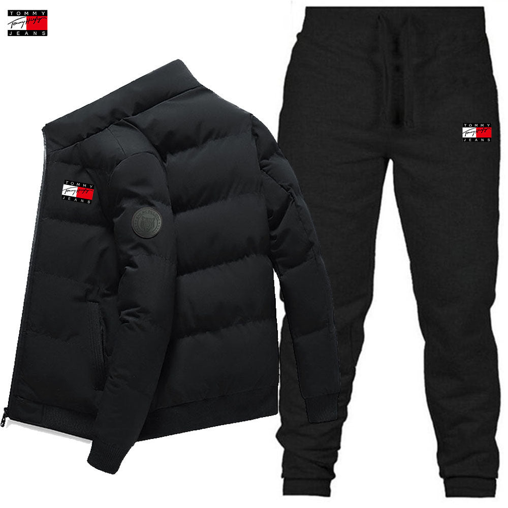 Lightweight quilted stand-collar padded jacket