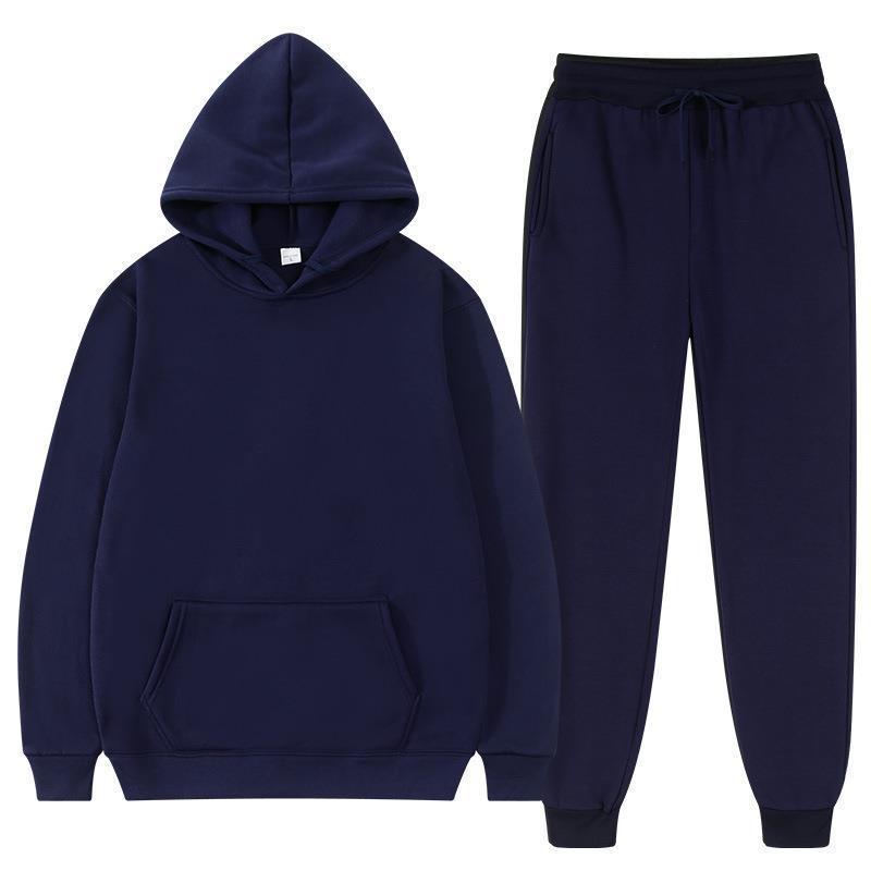 Oversized Cotton Blend Hoodie in Light Gray with Kangaroo Pocket