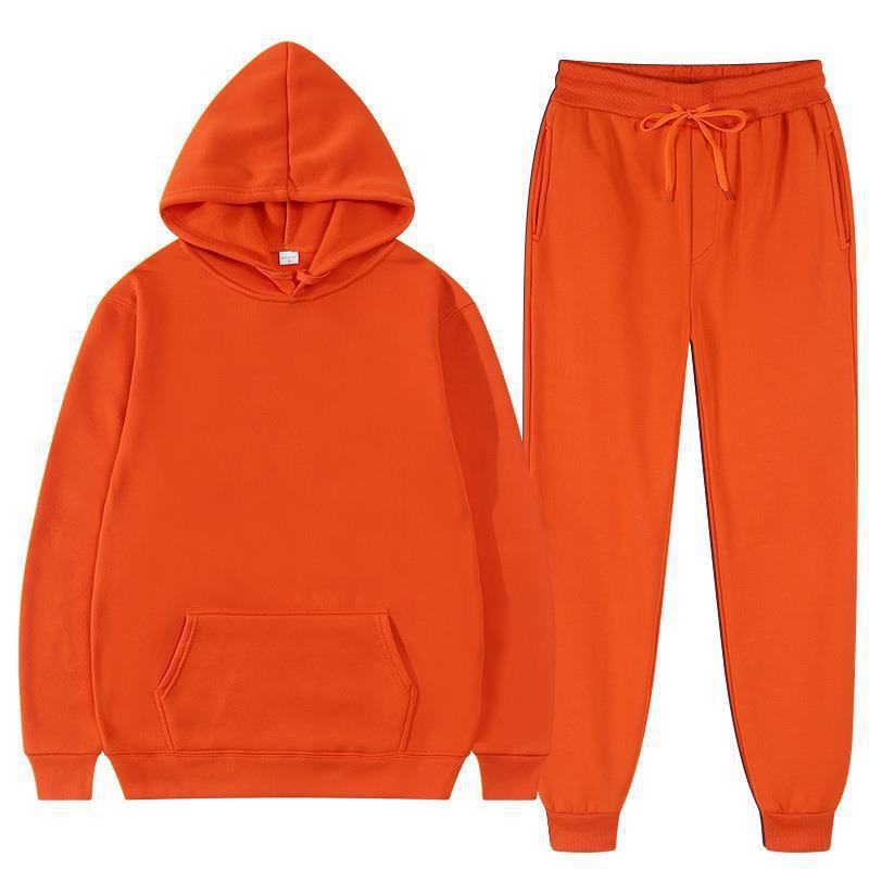Oversized Cotton Blend Hoodie in Light Gray with Kangaroo Pocket