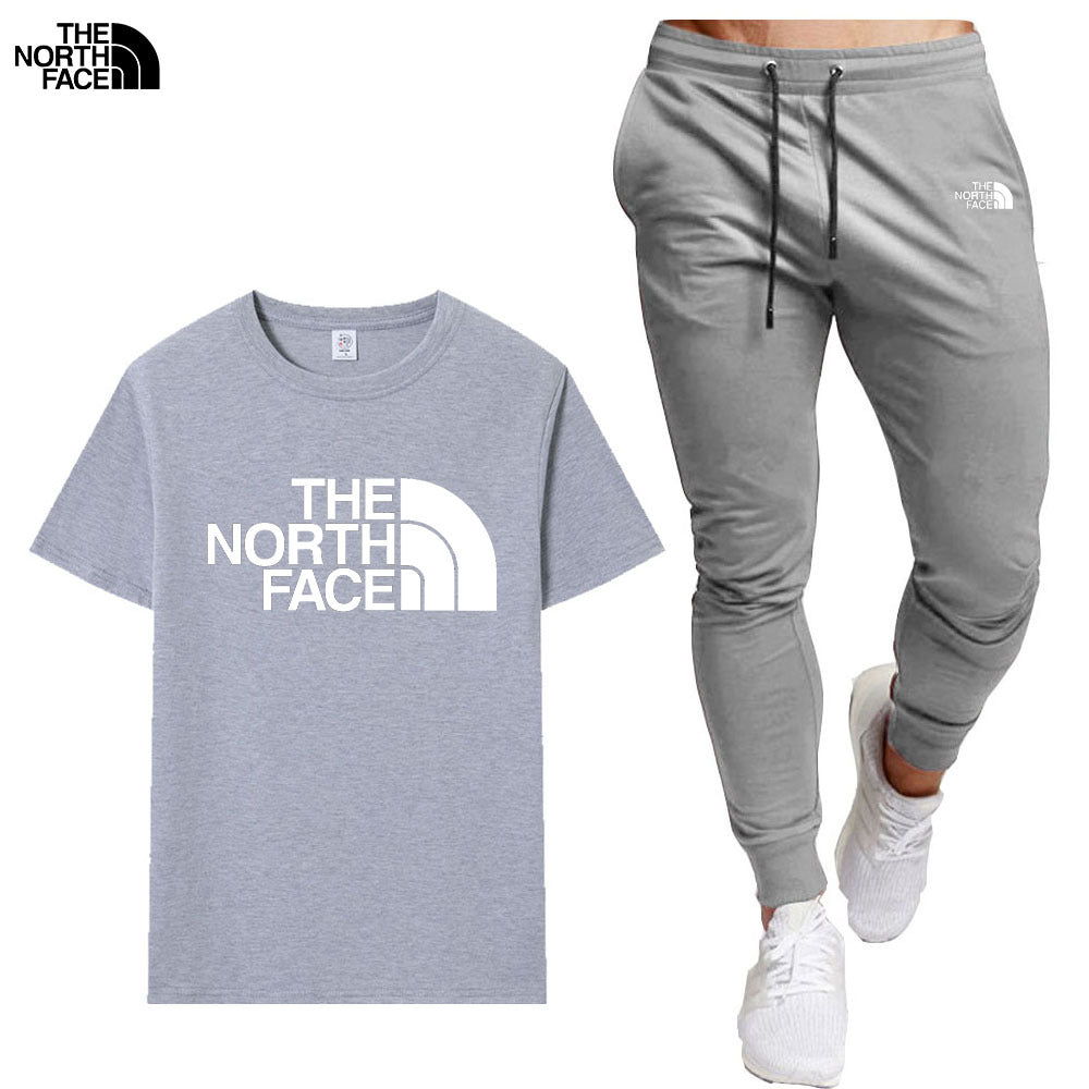 Ice Silk Short Sleeve Crew Neck T-Shirt in White or Black