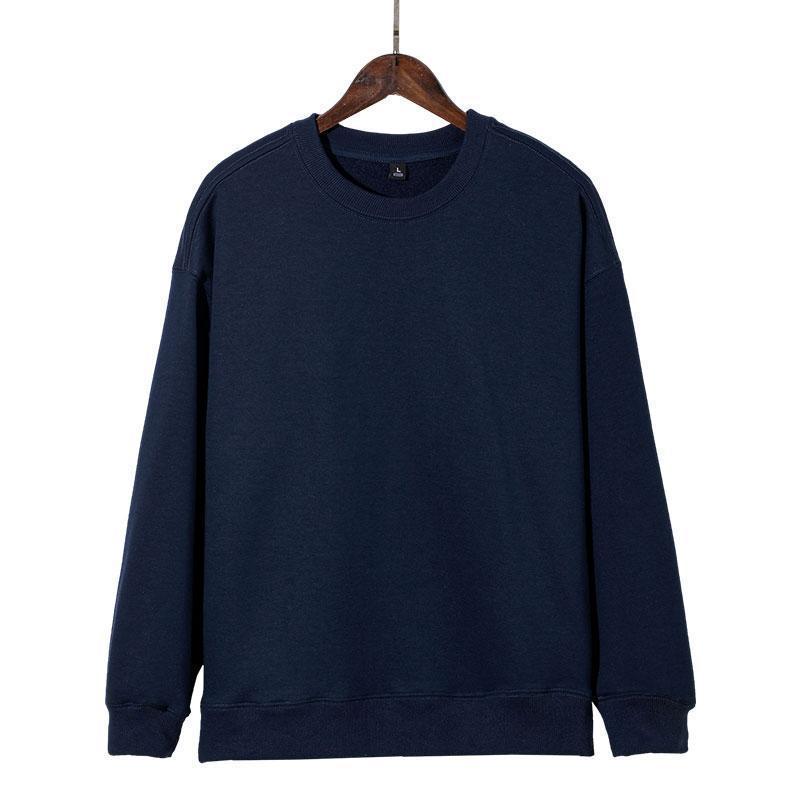 Beige Relaxed-Fit Cotton Blend Crewneck Knit Sweater