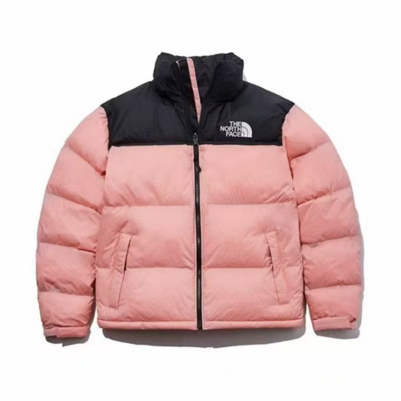 Quilted Down-Filled Puffer Jacket in Solid Colors