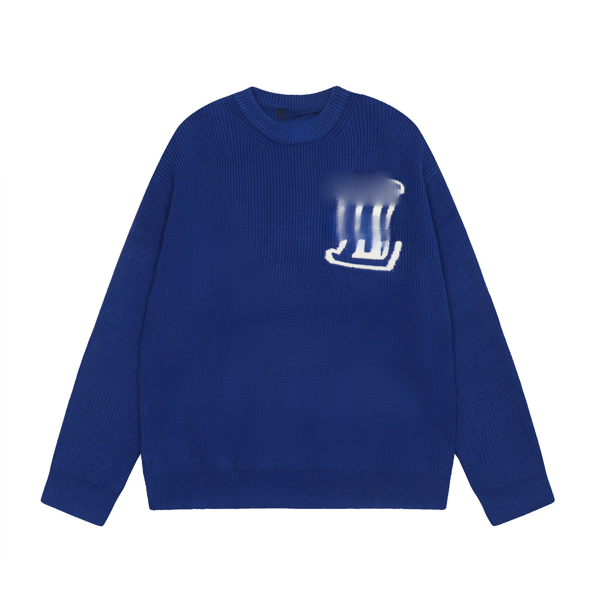 Ribbed Cotton-Blend Crewneck Sweater in Black, Gray, Beige, Red, Olive, Navy, and Blue