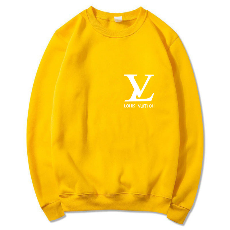 Black cotton-blend relaxed-fit crew neck sweatshirt