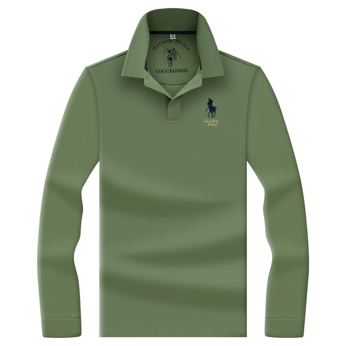Loose-Fit Pure Cotton Half-Sleeve Polo Shirt in Solid Colors