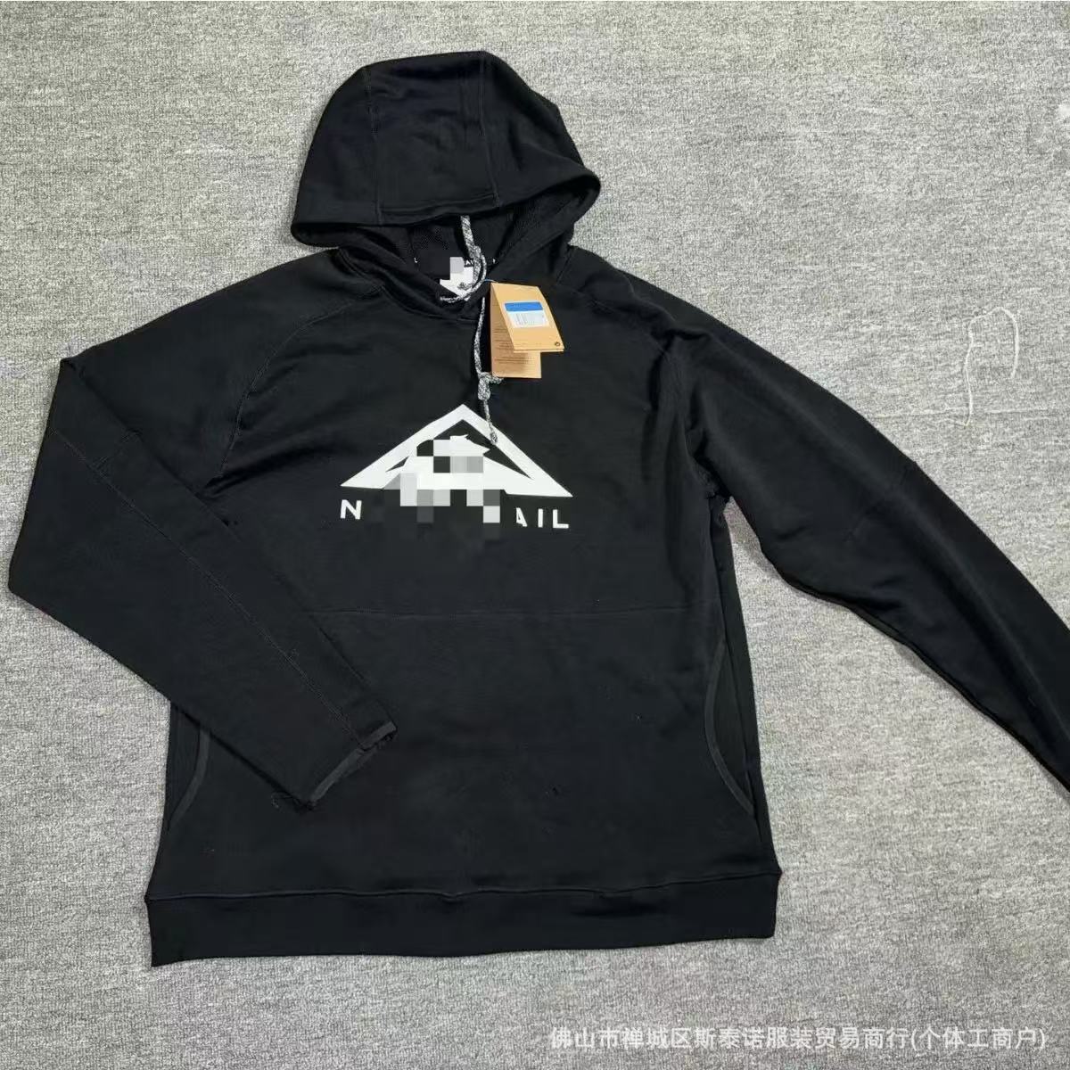 Loose-Fit Hooded Sweatshirt for Running and Outdoor Activities