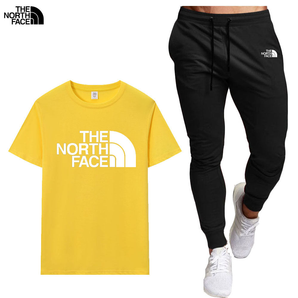 Ice Silk Short Sleeve Crew Neck T-Shirt in White or Black
