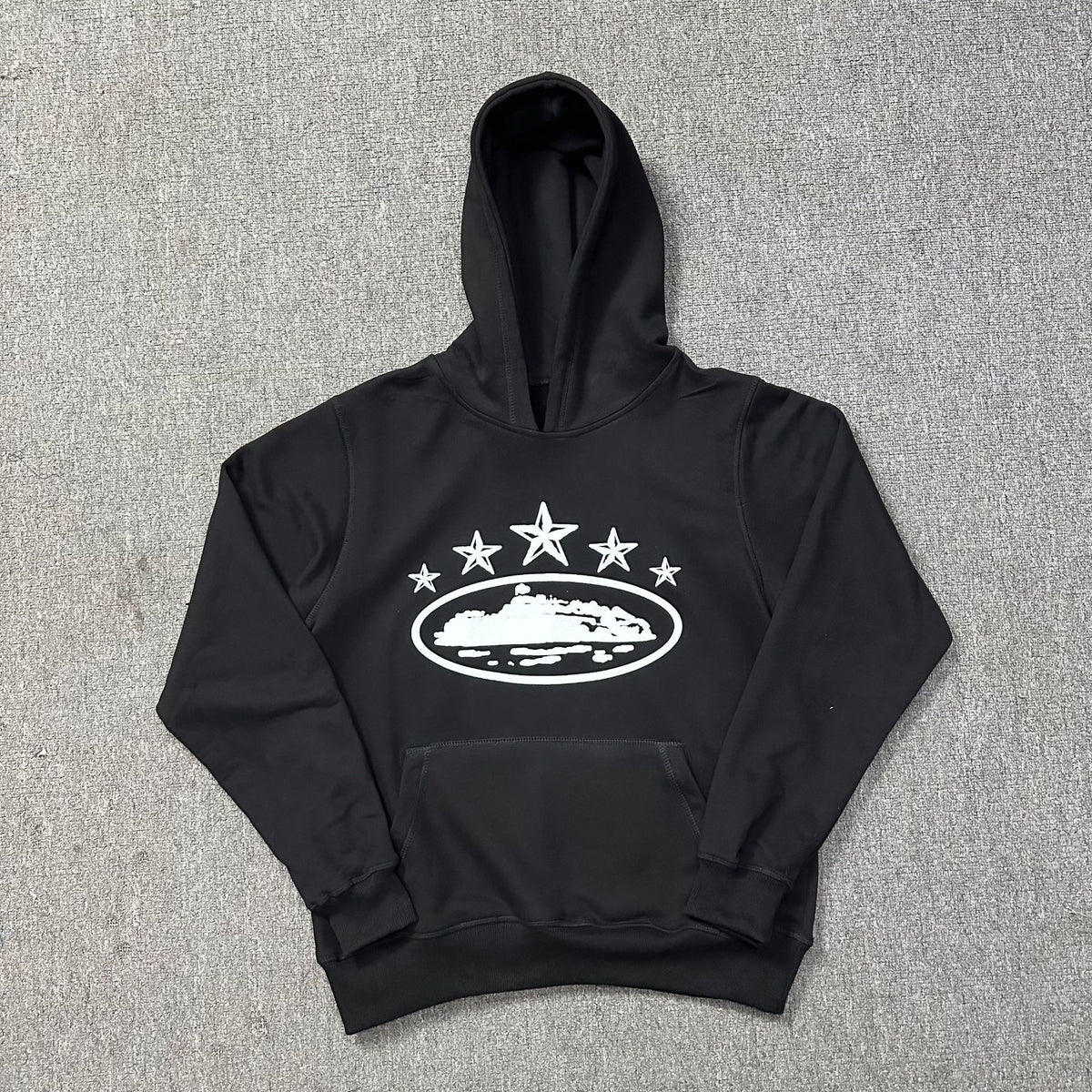 Oval Boat Graphic Cotton-Blend Relaxed Fit Hoodie