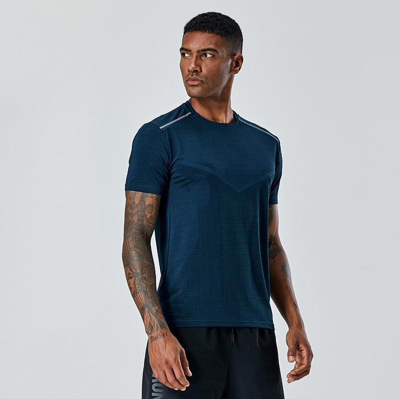 Summer Quick-Dry Reflective Sport T-Shirt for Active Lifestyles