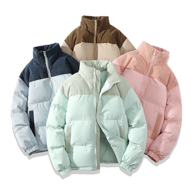 New Autumn And Winter Cotton-Padded Jackets For Men, Windproof Warm And Thickene