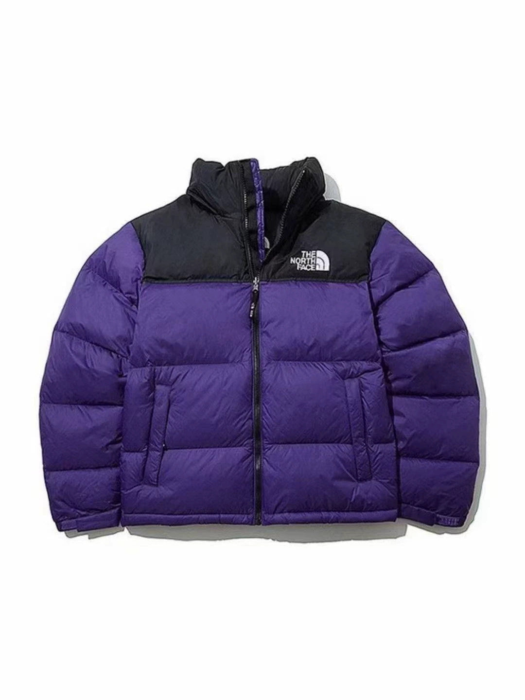 Quilted Down-Filled Puffer Jacket in Solid Colors