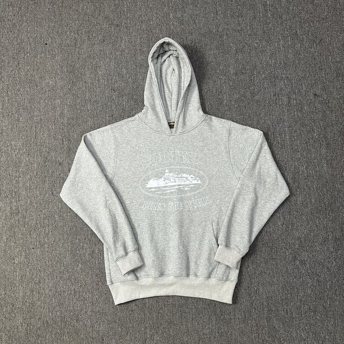 Oval Boat Graphic Cotton-Blend Relaxed Fit Hoodie