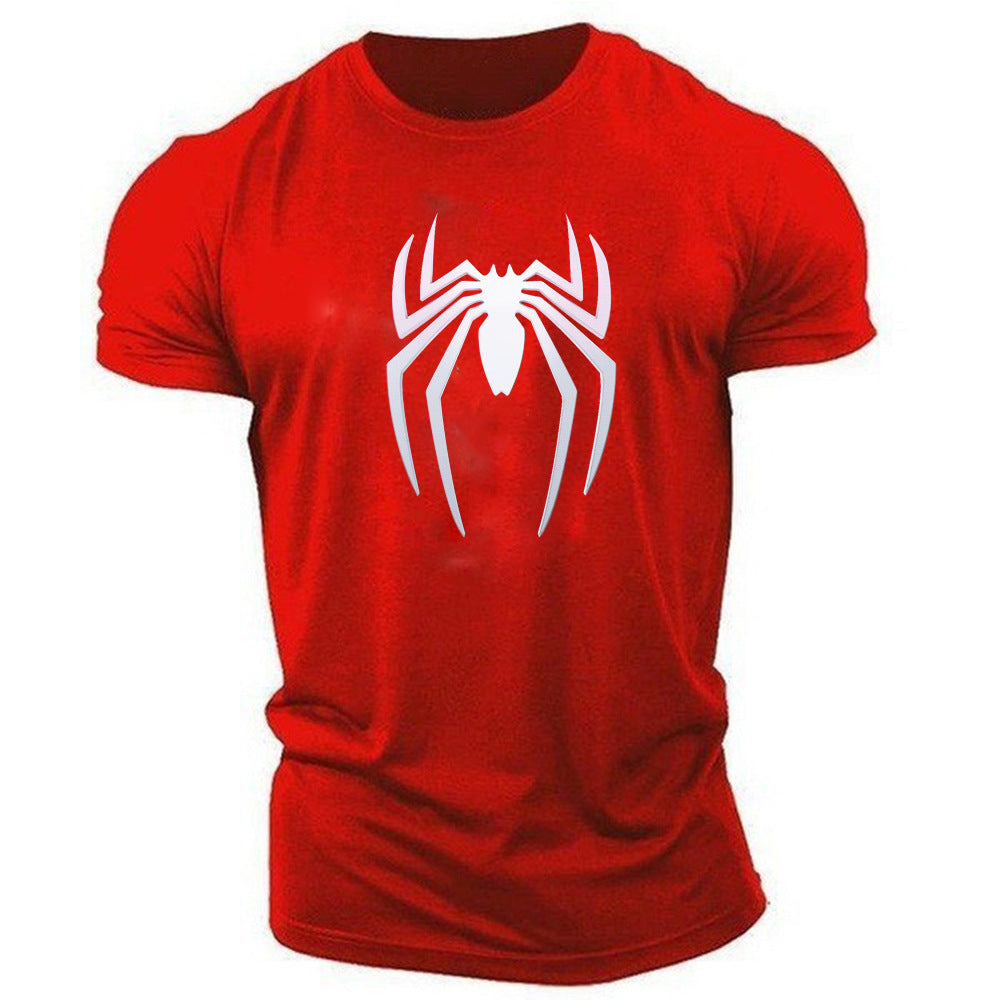 Black and White Mesh Ice Silk Short Sleeve Performance T-Shirt