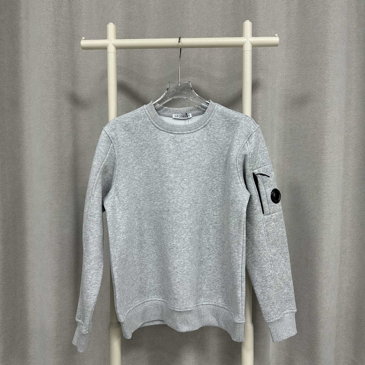 Fleece-Lined Hooded Cardigan Sweater in Black White or Gray