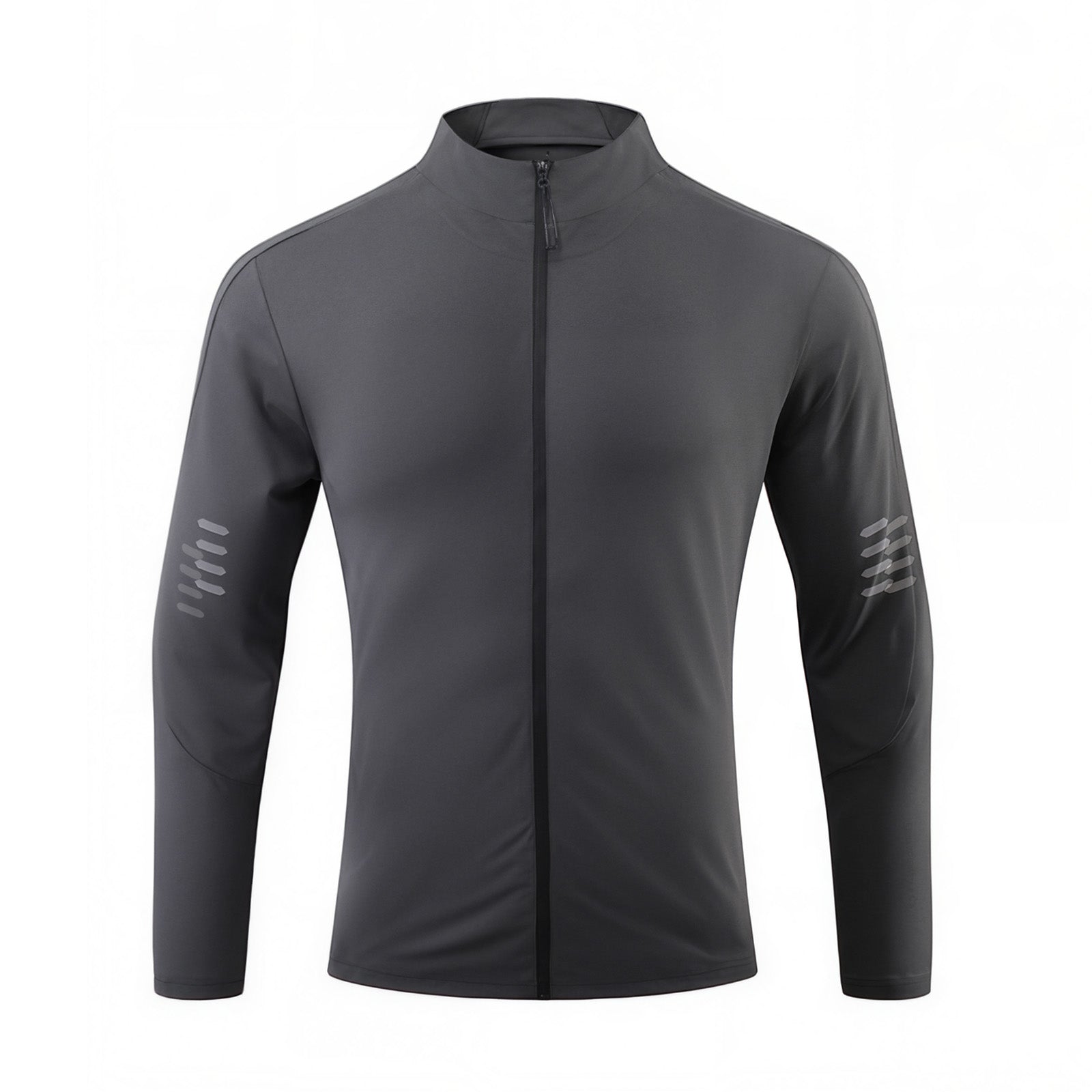 Quick-Dry Polyester Stand Collar Jacket for Sports and Training